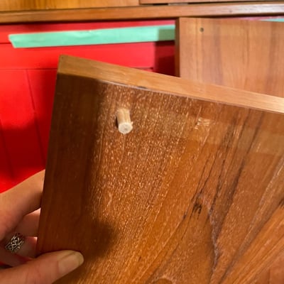 Mid-Century Modern Teak Danish MCM 1-bay shelving system wall unit - Image 6 of 12