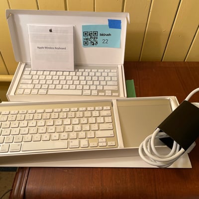 Apple wireless keyboards and trackpad - Image 1 of 3