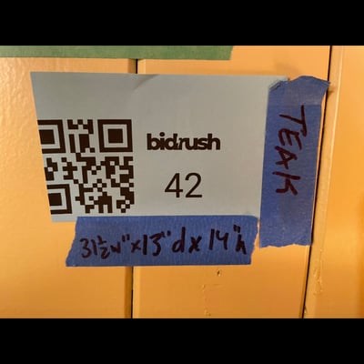 Mid-Century Modern Teak Danish MCM 1-bay shelving system wall unit - Image 12 of 12