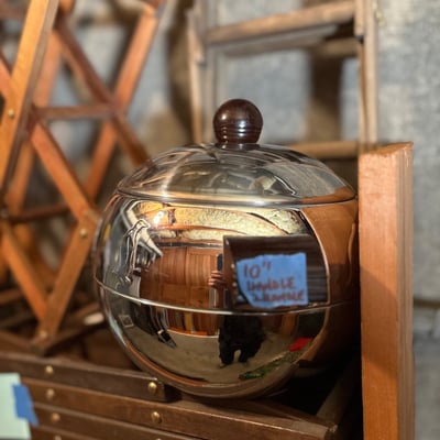 Vintage West Bend Penguin Ice Bucket & MCM Ruby Art Glass Ashtray & More - Image 2 of 8