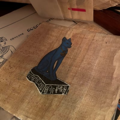 Egyptian-themed decorative art and artifacts - Image 11 of 14