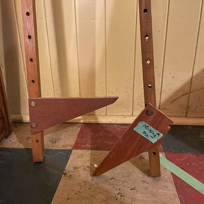 Mid-Century Modern Teak Danish MCM 1-bay shelving system wall unit - Image 10 of 12