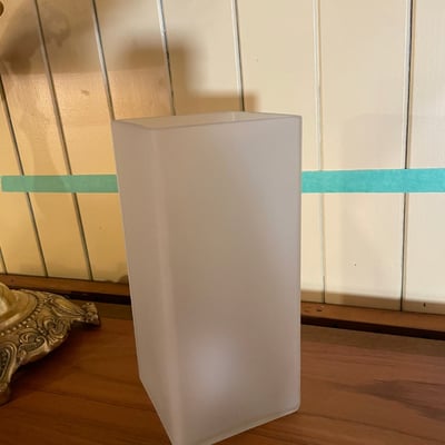 Vintage bankers table lamp with amber shade and frosted shade lamp - Image 8 of 11