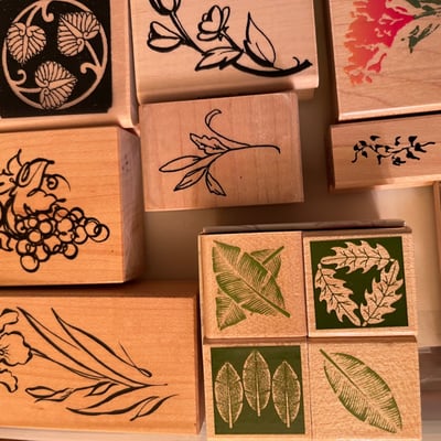 Assorted Wooden Rubber Stamps 5 - Image 2 of 5