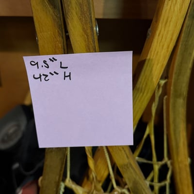 Vintage wooden snowshoe - Image 4 of 4