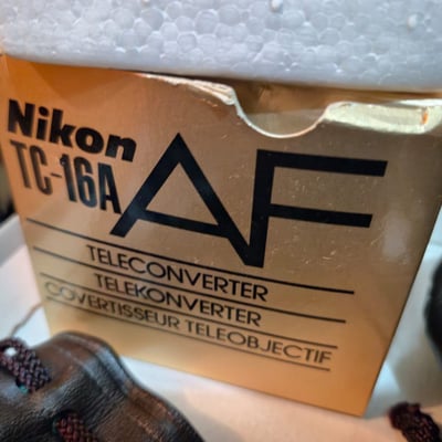 Nikon camera lenses and TC-16A teleconverter - Image 2 of 5