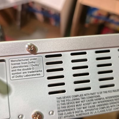 Toshiba DVD recorder with DVD collection and video head cleaner - Image 6 of 7