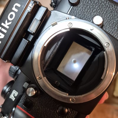 Nikon film camera with lenses and accessories - Image 3 of 7