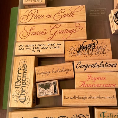 Assorted Wooden Rubber Stamps 5 - Image 5 of 5