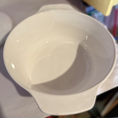 Vintage MCM Mid-Century White Corning Ware Buffet Server Set with Lids - Image 15 of 20