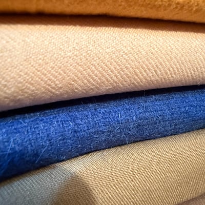 Stack of folded fabrics - Image 3 of 3