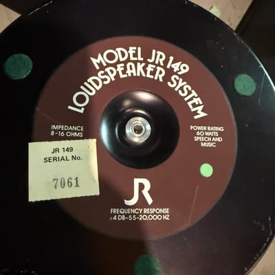 Pair Vintage Jim Rogers JR149 Loudspeakers - Image 3 of 12