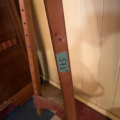 Mid-Century Modern Teak Danish MCM 1-bay shelving system wall unit - Image 8 of 12