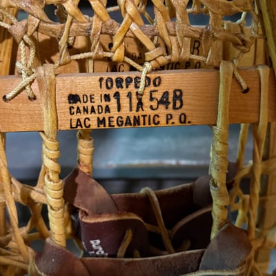 Vintage wooden snowshoe - Image 1 of 4