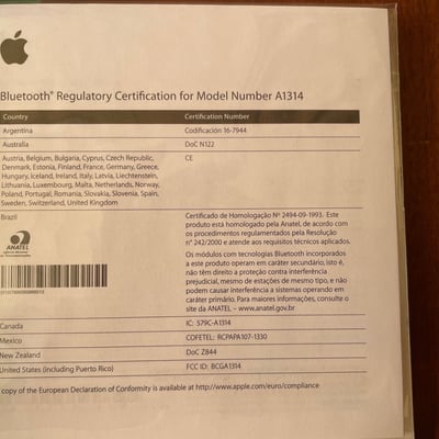 Apple wireless keyboards and trackpad - Image 2 of 3