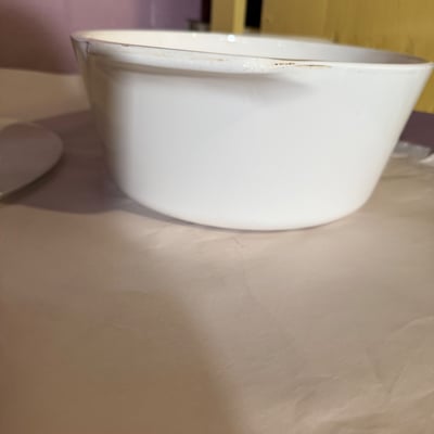 Vintage MCM Mid-Century White Corning Ware Buffet Server Set with Lids - Image 12 of 20