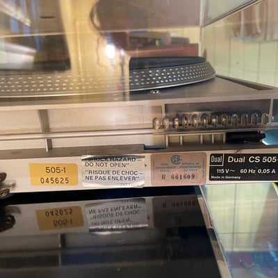 Vintage Dual CS 505-1 Turntable with Accessories and Sony Cabinet - Image 11 of 17