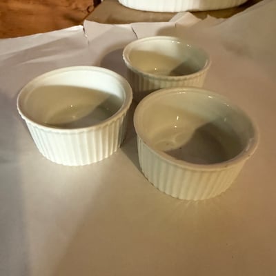 CorningWare French White bakeware set with ramekins - Image 15 of 29