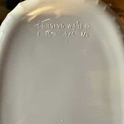 CorningWare French White bakeware set with ramekins - Image 23 of 29