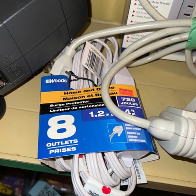 Surge protectors, power strips, and a UPS backup battery - Image 4 of 5