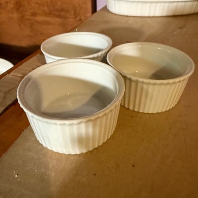 CorningWare French White bakeware set with ramekins - Image 8 of 29