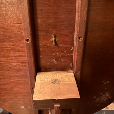 Round Mahogany Tilt-Top pedestal table with carved tripod legs - Image 6 of 11