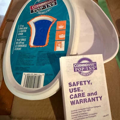 CorningWare French White bakeware set with ramekins - Image 24 of 29