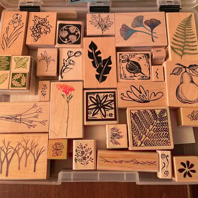 Assorted Wooden Rubber Stamps 5 - Image 3 of 5