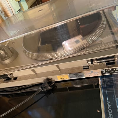Vintage Dual CS 505-1 Turntable with Accessories and Sony Cabinet - Image 13 of 17