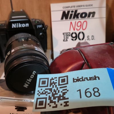Nikon F90 film SLR camera with 35-135mm AF NIKKOR lens - Image 1 of 5