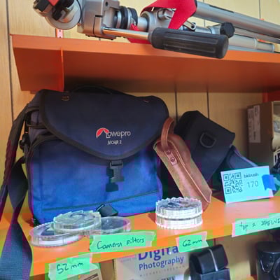 Camera lens filters and Lowepro bag - Image 4 of 6