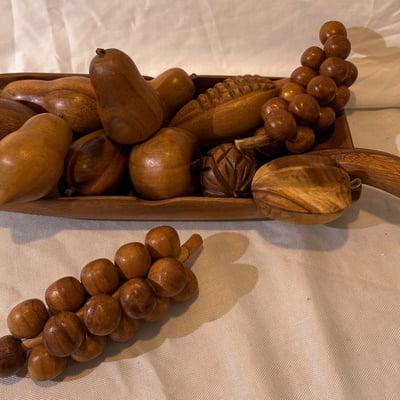 Monkey Pod Carved Wooden Pieces from the Phillipines  - Image 4 of 15