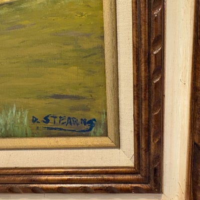 Oil Painting by D. Stearns, depicts Monument Valley - Image 2 of 4