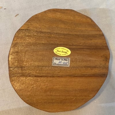 Monkey Pod Carved Wooden Pieces from the Phillipines  - Image 10 of 15