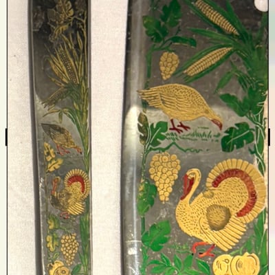 Vintage Solingen Carving Set with Stag Antler Handles - Image 4 of 5