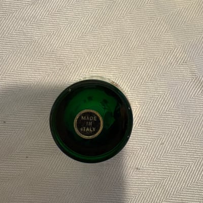 Vimax Bohemian  Hand Painted Glassware , Made in Italy  - Image 6 of 7