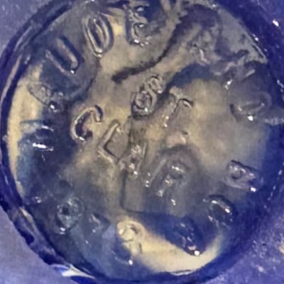 Maude and Bob St.Clair Rare MCM Cobalt Blue Kewpie Doll Paperweight - Image 6 of 6