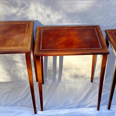 Heritage Henredon Mahogany Nesting Tables  - Image 1 of 4