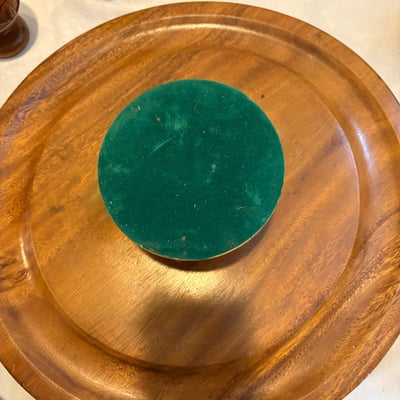 Tiki Style Monkey Pod Wooden Carved Punch Bowl Set  - Image 6 of 6