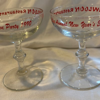 Vintage Cocktail Shaker and Logo Bar Glasses  - Image 6 of 18
