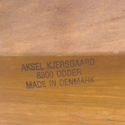 MCM Teak Media / Workstation "Aksel Kjersgaard" Made in Denmark - Image 3 of 4