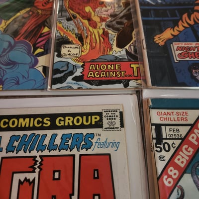 Marvel Chillers 1-4, 5, 7, Giant Size 1-2 - Image 4 of 8