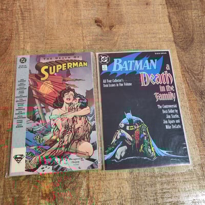 Death of Superman / Batman Death in the Family TPBs - Image 1 of 3