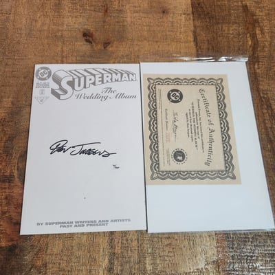 Superman #47 signed Dan Jergens - Image 1 of 3