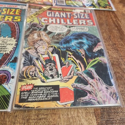 Marvel Chillers 1-4, 5, 7, Giant Size 1-2 - Image 2 of 8