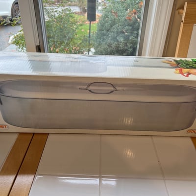 Stainless steel fish poacher set with lid and rack (62 cm) - Image 2 of 3