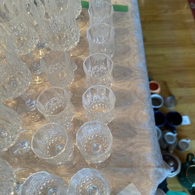 Crystal Cristal D’Arques stemware  - Image 6 of 7