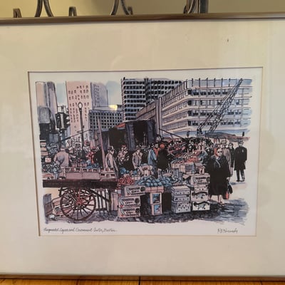 Set of Robert Kennedy Boston cityscape art prints - Image 7 of 12