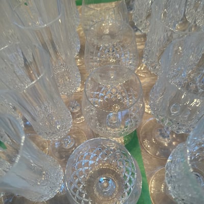 Crystal stemware  - Image 6 of 7