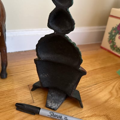 Leather Horse Figurine, Signed Carved Wood Eagle, More  - Image 4 of 12